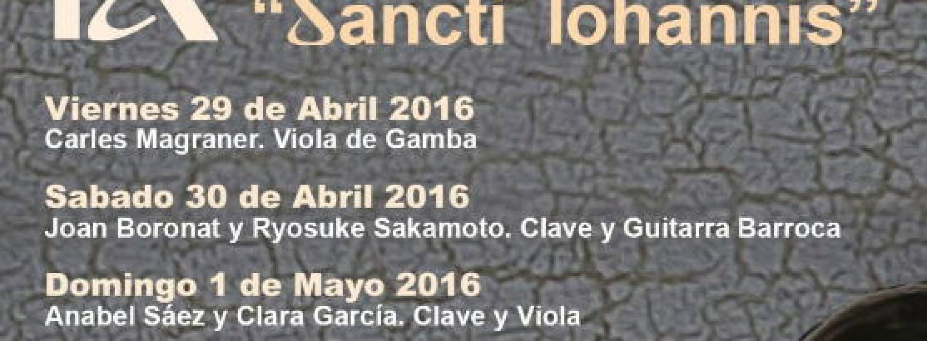Un fin de semana para la Música Antigua