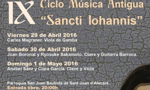 Un fin de semana para la Música Antigua