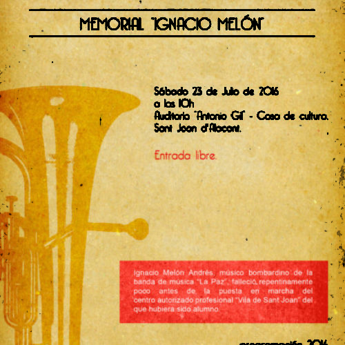 VI Concurso de Interpretación Musical Memorial Ignacio Melón