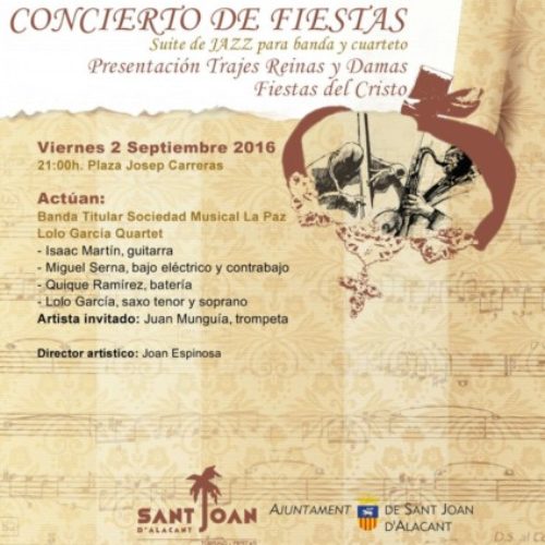 Suite de Jazz,en 7 movimientos para Banda y Cuarteto solista.