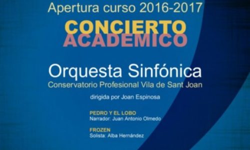 La sinfónica del conservatorio abre el curso académico.