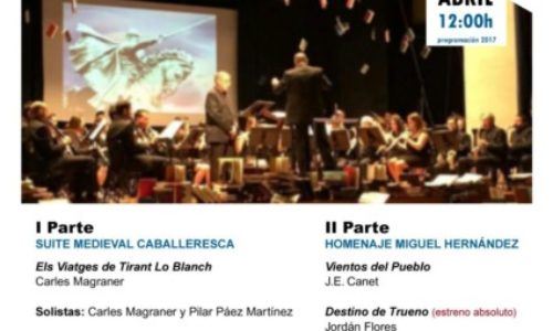 Tirant lo Blanch y Miguel Hernández, protagonistas del concierto del libro.