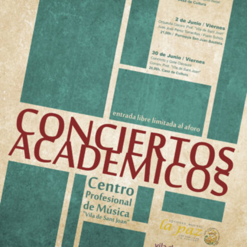 Conciertos Académicos del último trimestre.