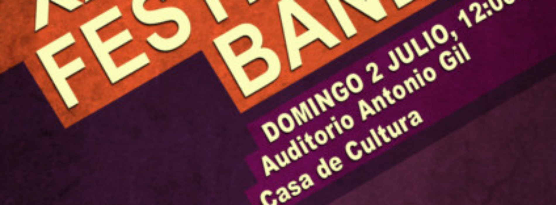 La Paz realiza el Festival de Bandas el próximo domingo 2 a las 12h.