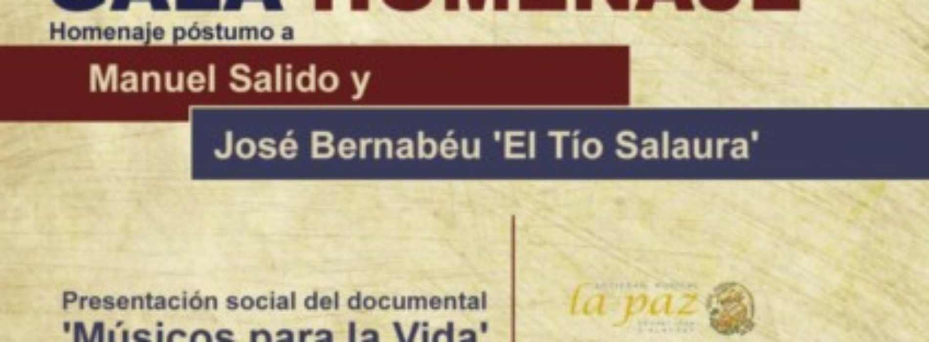 La Sociedad Musical La Paz presenta una emotiva gala para el día del libro.