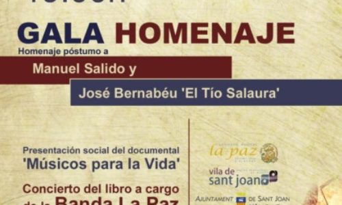 La Sociedad Musical La Paz presenta una emotiva gala para el día del libro.