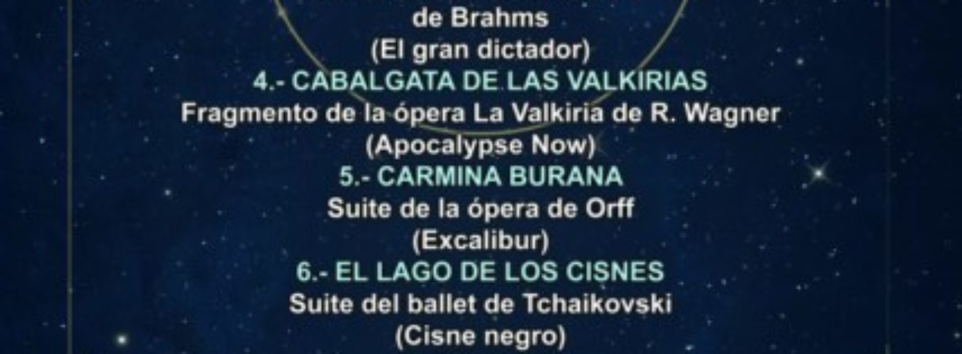 Concierto inaugural del 18º Festival de Cine con Luis Ivars
