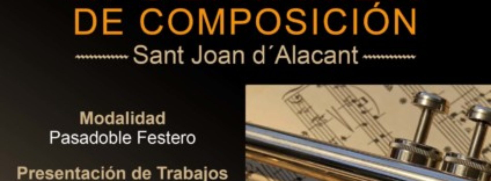 La Sociedad Musical «La Paz» convoca el III Certamen de Composición Musical «Sant Joan d’Alacant»