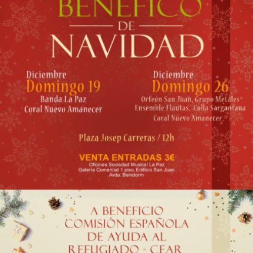 Concierto de Navidad a beneficio de CEAR.