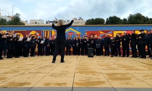 Sant Joan canta en «Coros por la Paz» Sociedad Musical La Paz