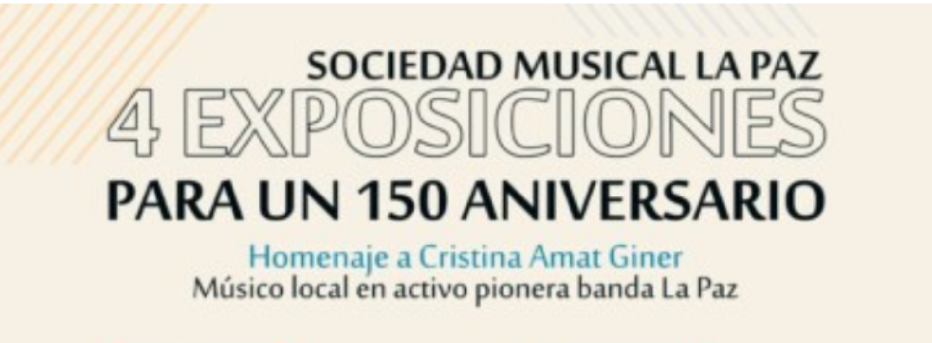 La Paz cierra su aniversario con un homenaje a Cristina Amat Giner