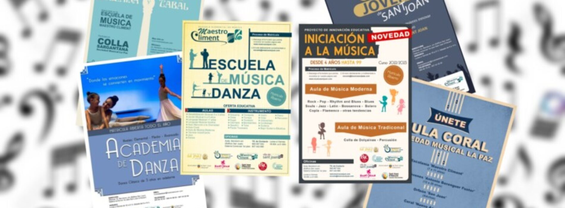 ¡Entérate de lo que impartimos y encuentra los carteles informativos de matrícula!
