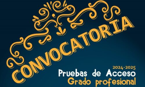 Convocatorio Pruebas de Acceso Grado Profesional 2024-2025