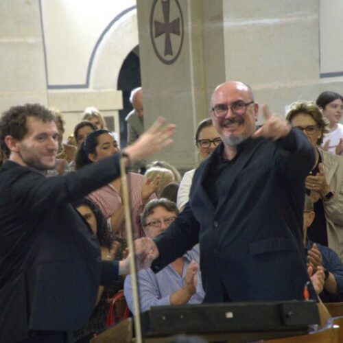 Concierto por el Año Jubilar en el Monasterio de la Santa Faz. La orquesta sinfónica de Sant Joan y la coral de la UA desbordan el santuario.
